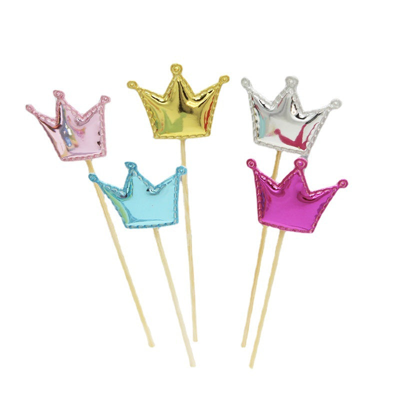 Bright Peach Heart Pentagram Crown 5 Pack Party Masks for Celebrations
