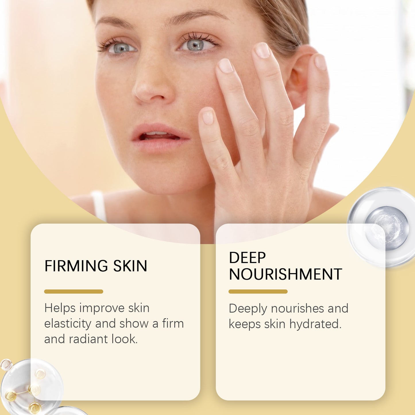 Nourishing Firming Face Serum - 50ml Moisturizing Skin Elasticity Treatment