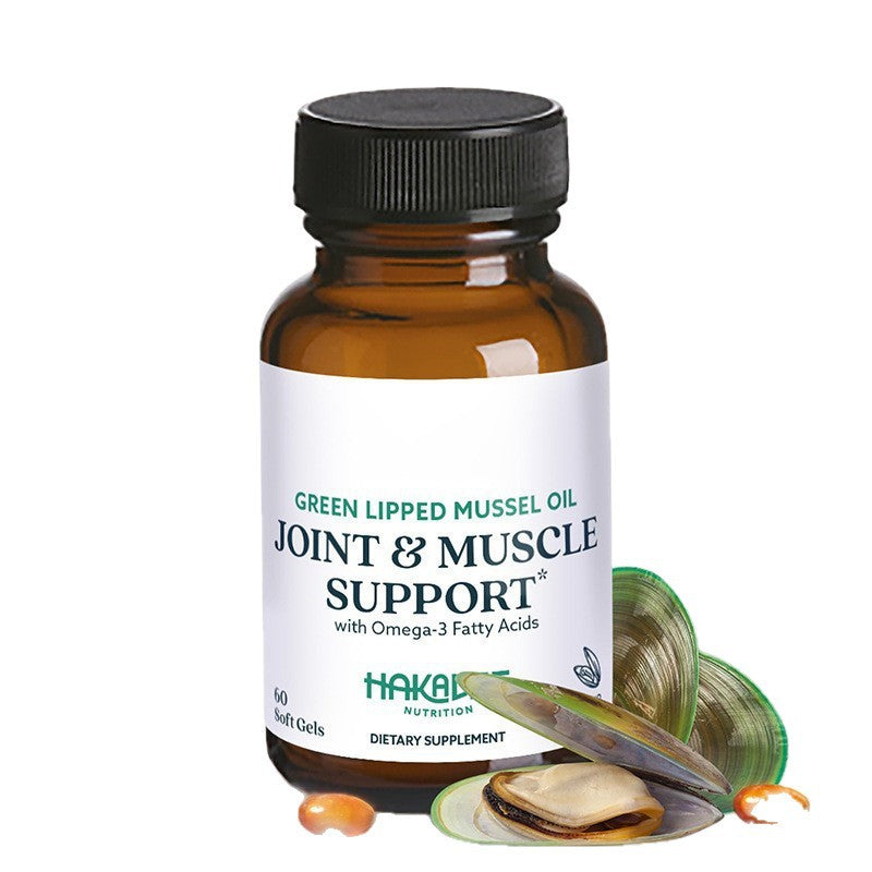 Green-Lipped Mussel Oil Capsules Dietary Supplement for Adults