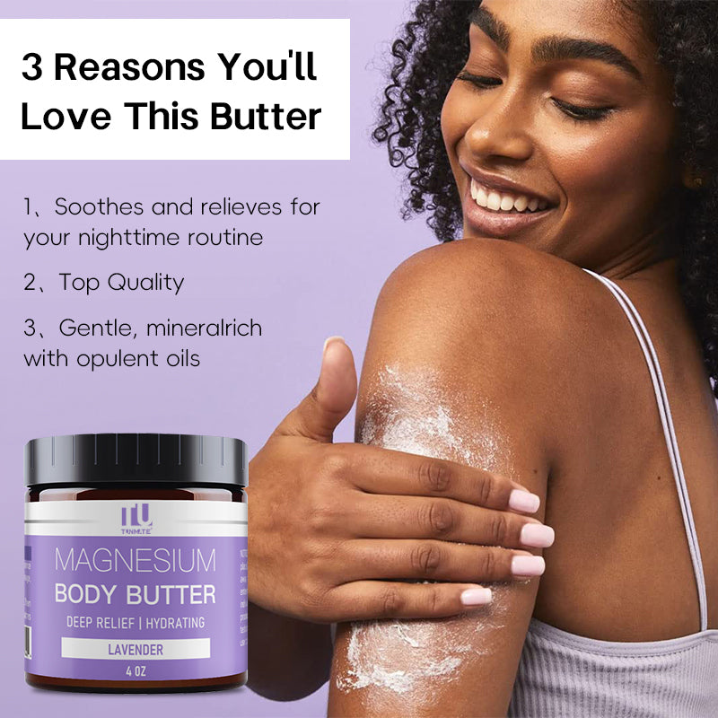 Magnesium Body Butter for Skin Nourishment and Moisturization