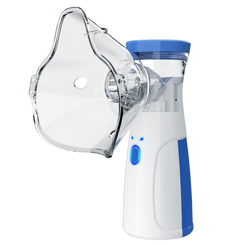 Portable Mesh Nebulizer Steam Inhaler for Travel and Home Use - Rechargable Ultrasonic Micro Mist Device