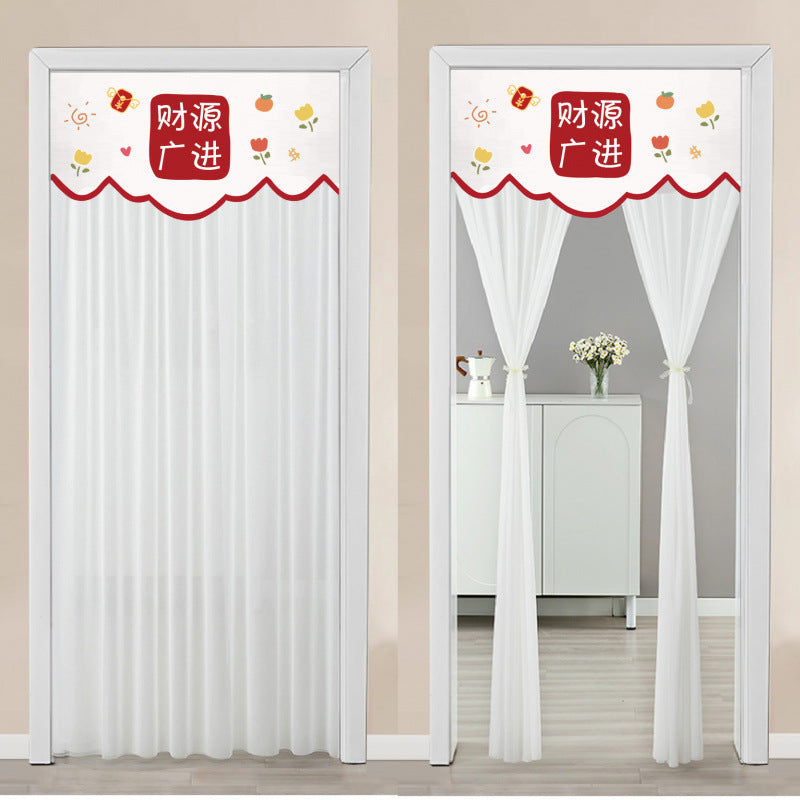 Blackout Curtain with Double-Layer Magic Tape for Home & Bedroom