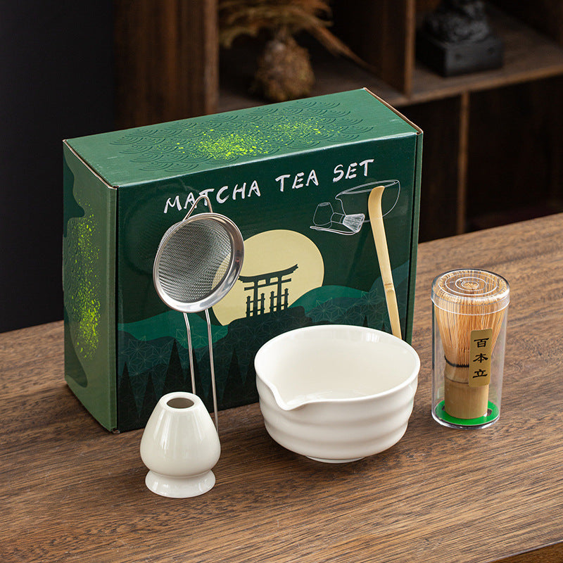 Japanese Ceramic Matcha Tea Ceremony Accessories - Multiple Colors