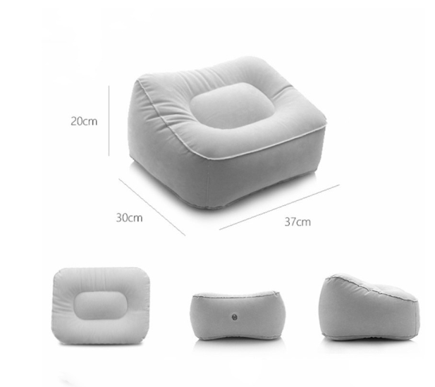 Inflatable Couples Position Pillow - PVC Flocking Sex Position Cushion