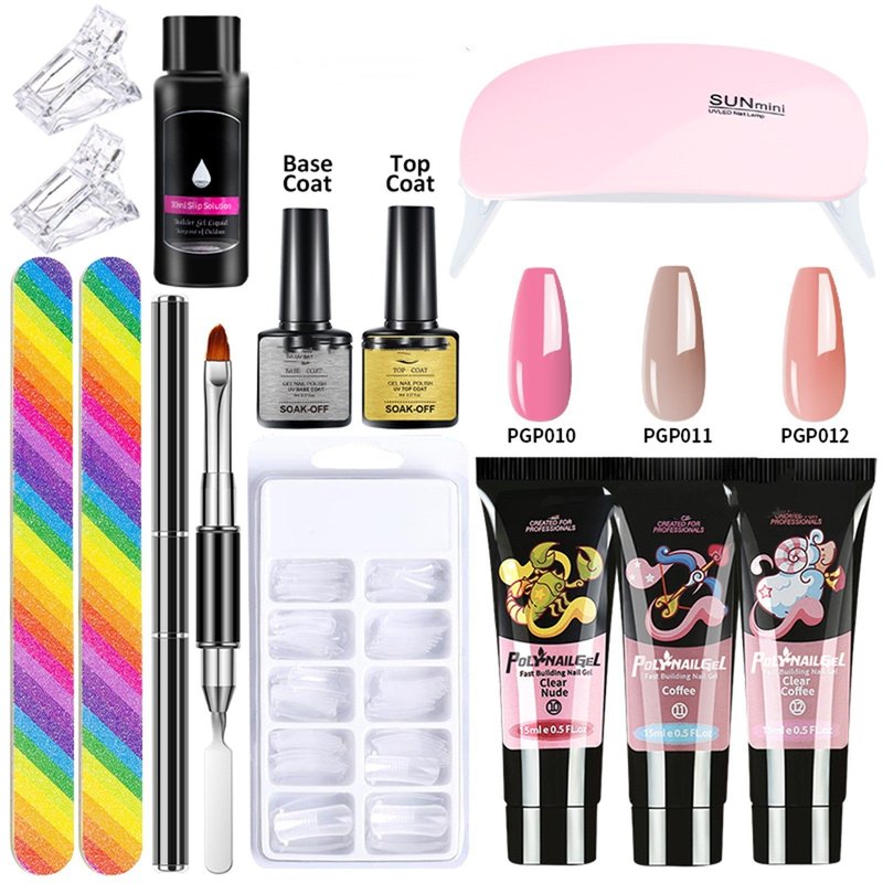 13-Piece Crystal Extended Nail Glue Set