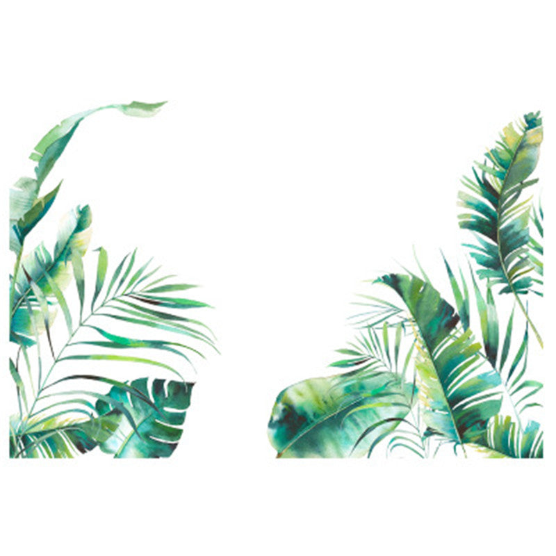 Tropical Plant Turtle Leaf Wall Sticker Home Decor Waterproof Mural