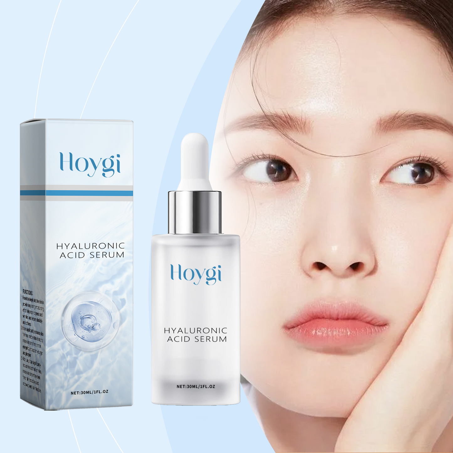 Hyaluronic Acid Facial Serum - Moisturizing & Firming Skin Repair Essence 30ml
