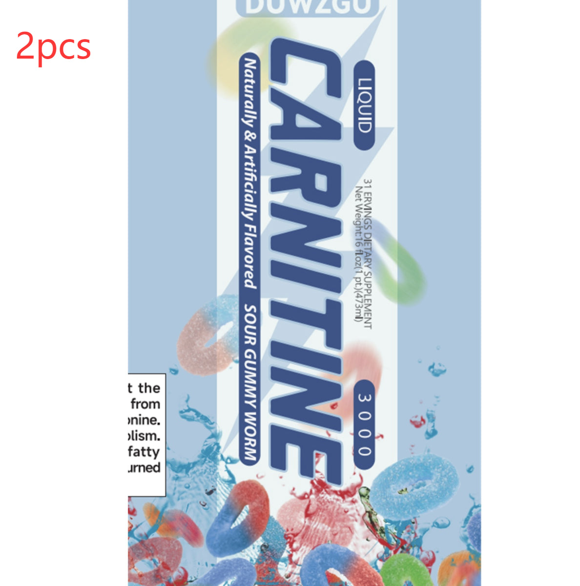 L-Carnitine Liquid Supplement - High Potency Oral Formula