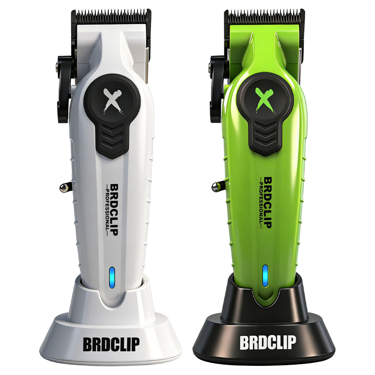 High Power Rechargeable Hair Clipper with Ceramic Tip and Multiple Combs