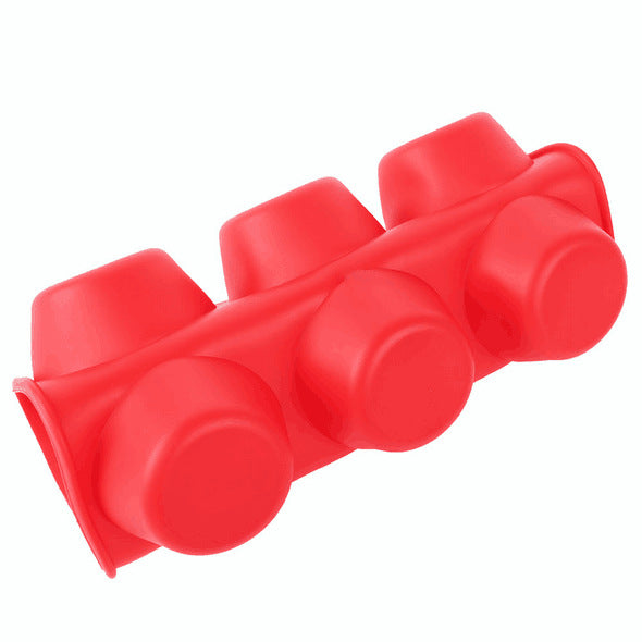 Silicone Egg Tart Mold 29.8x22.5cm Round Baking Cake Mold for DIY Pastry