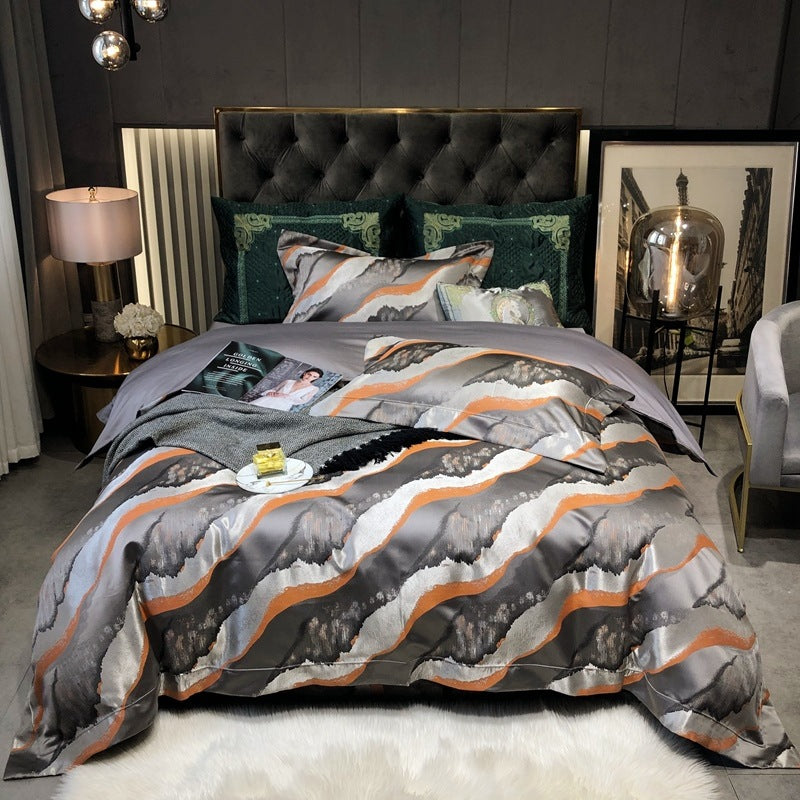 High-Precision Cotton Bedding Set - Modern & Luxurious Home Textiles