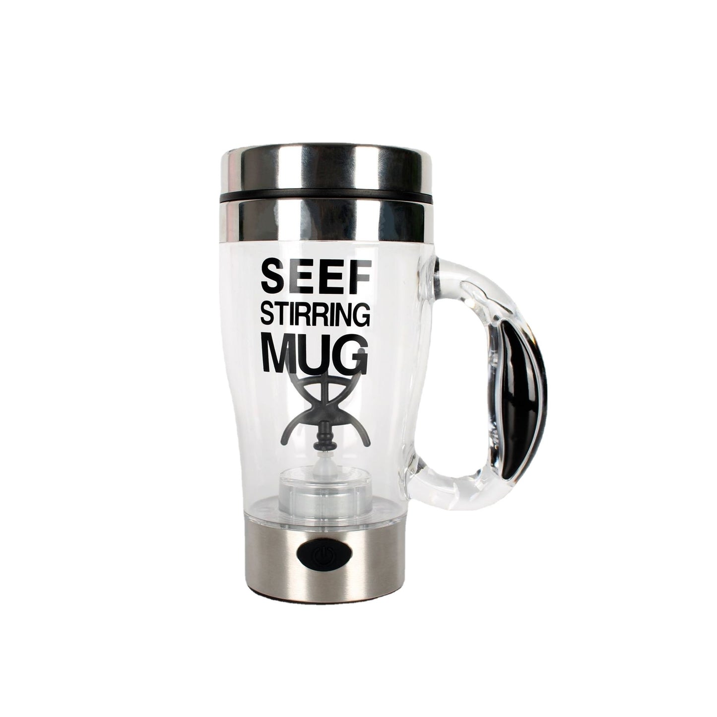 Automatic Mixing Cup 350ml Transparent Drinkware for Home & Kitchen