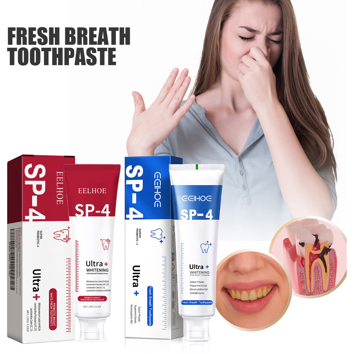 Probiotic Whitening Toothpaste 120g