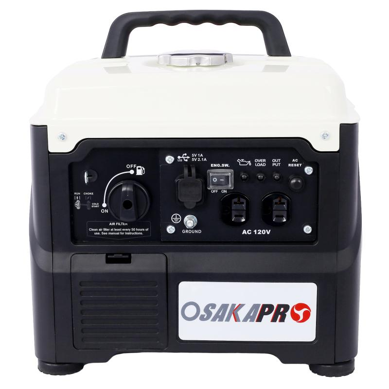 Portable 1200W Inverter Generator - Ultra-Quiet & Eco-Friendly