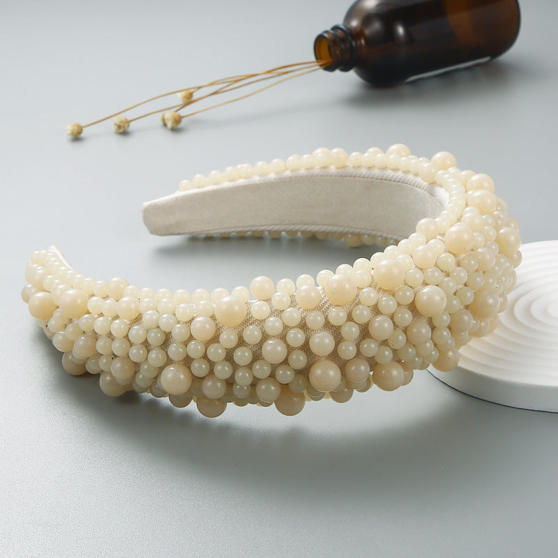 Beaded Pearl Headband Fashion Hair Accessory