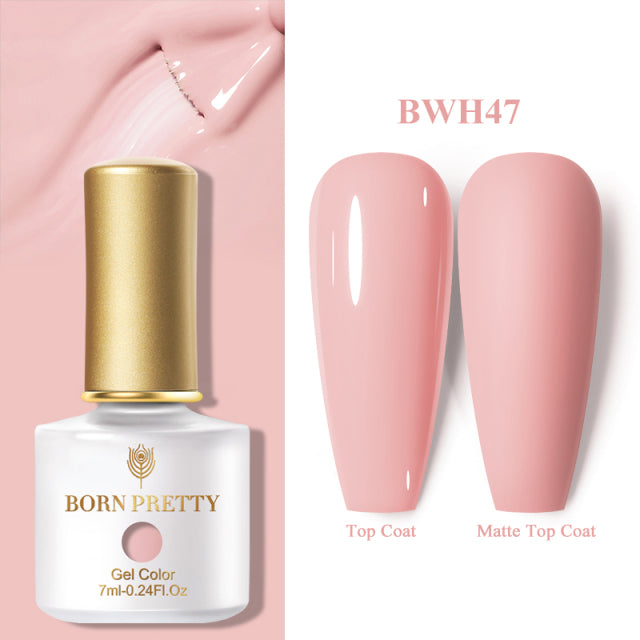 One-Color Gel Nail Polish 7ml - Long-Lasting, Non-Toxic, Professional & Home Use