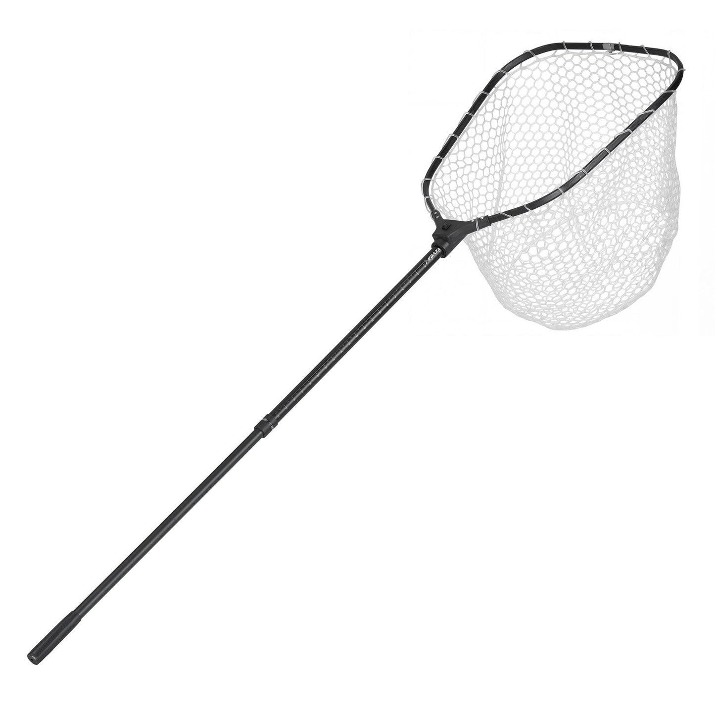 Foldable Fishing Landing Net with Telescopic Handle & Scale - Lightweight Aluminum Fish Net for Kayak Boat Bank