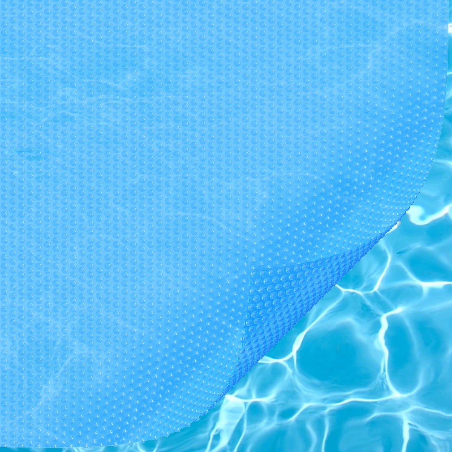 28x14 Ft Solar Pool Cover - Blue Insulating Blanket for Above Ground & Inground Pools