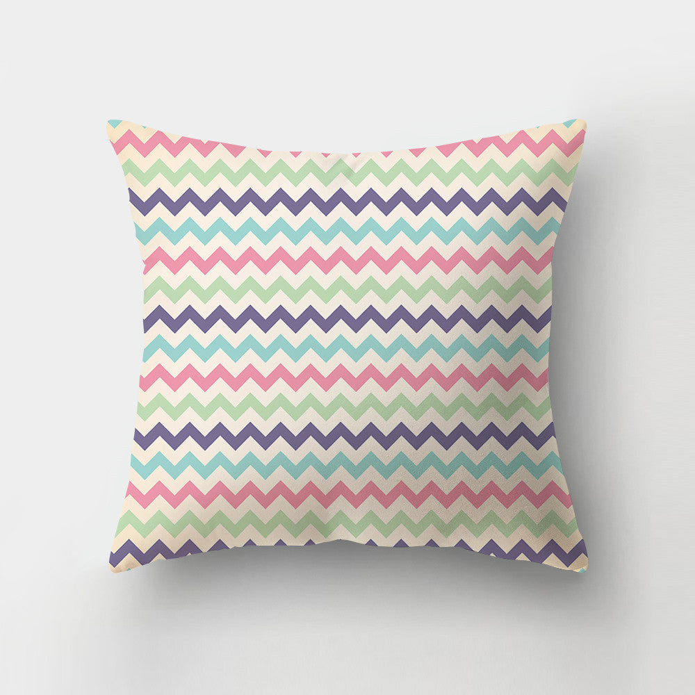 Nordic Minimalist Easter Rabbit Peach Fabric Pillow Cover - Cushion Decor