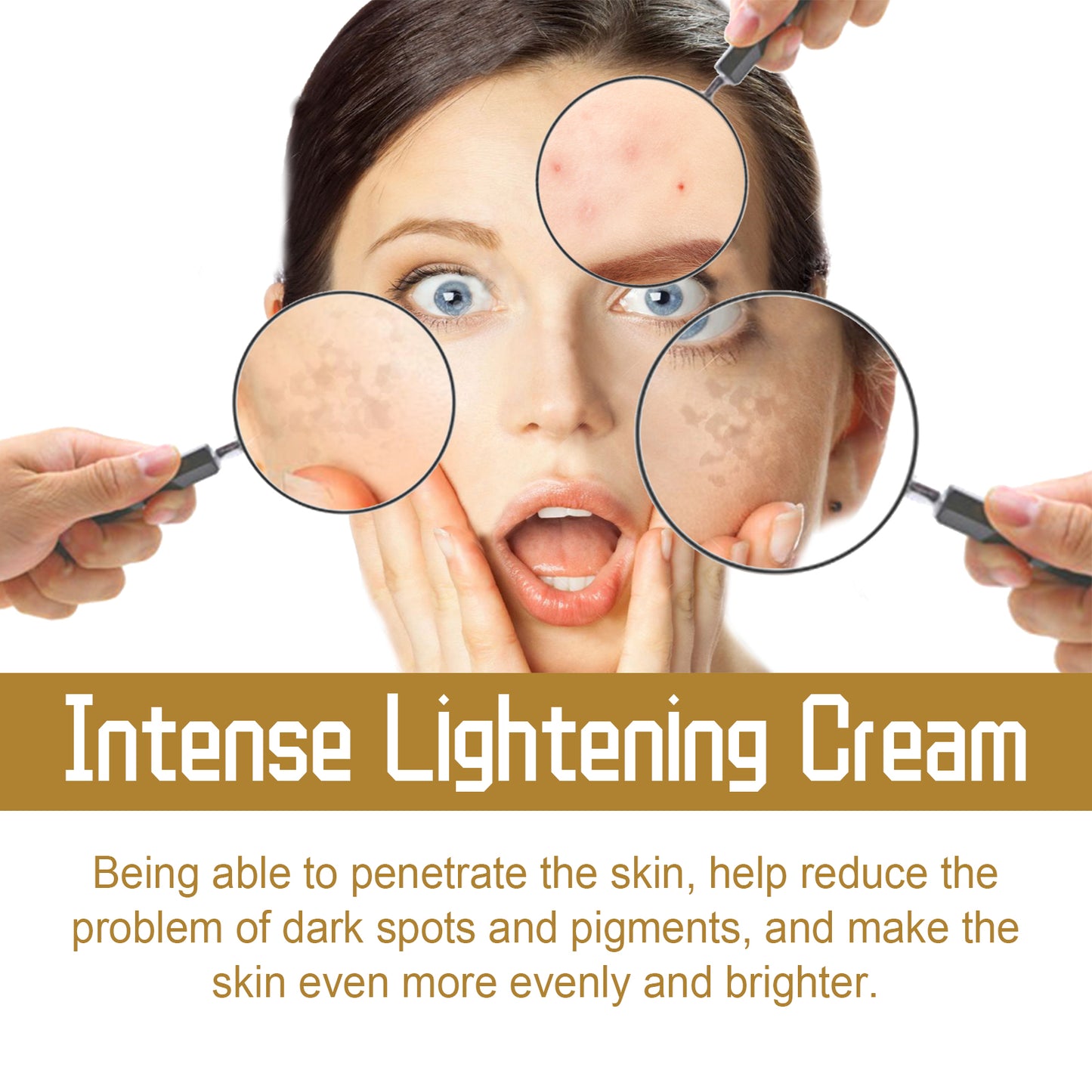 Intense Lightening Cream - Hydrating Skin Brightening Moisturizer