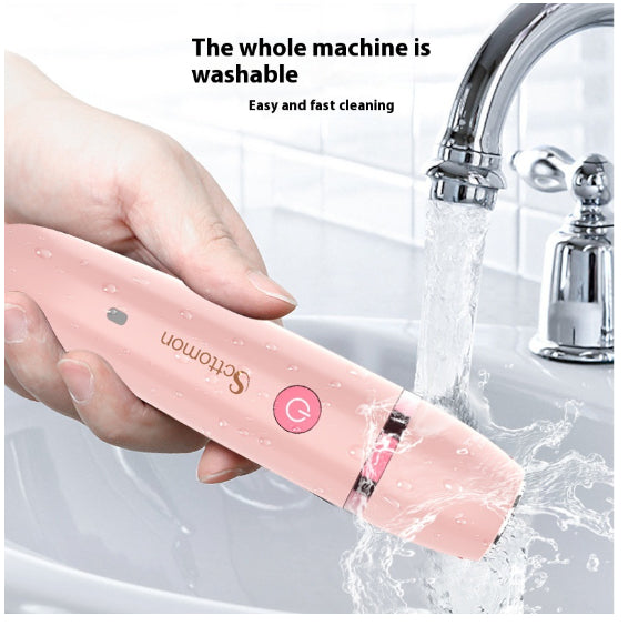 Women's Electric Three-in-One Lady Shaver - USB Rechargeable Body Razor Pink