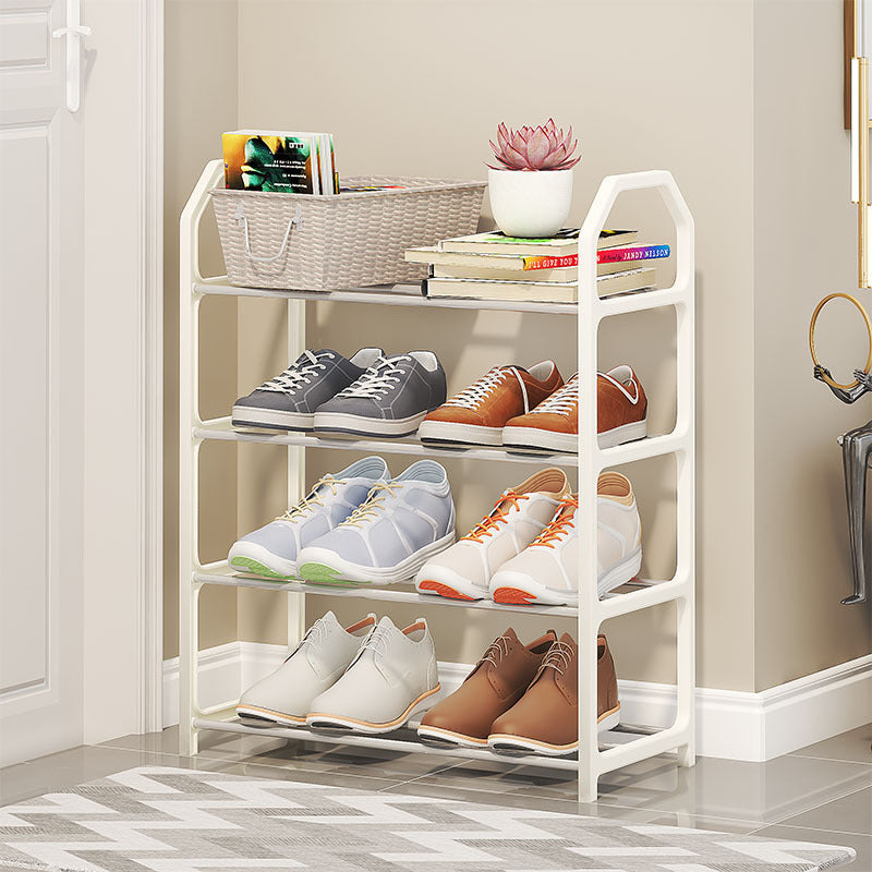 Trapezoidal Home Shoe Cabinet with 4-5 Layers, Foldable Storage Organizer