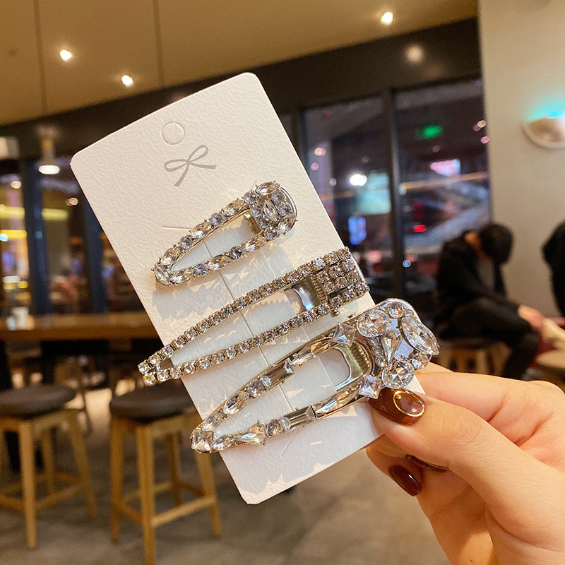 4-Piece Golden Chain Hair Clip Set