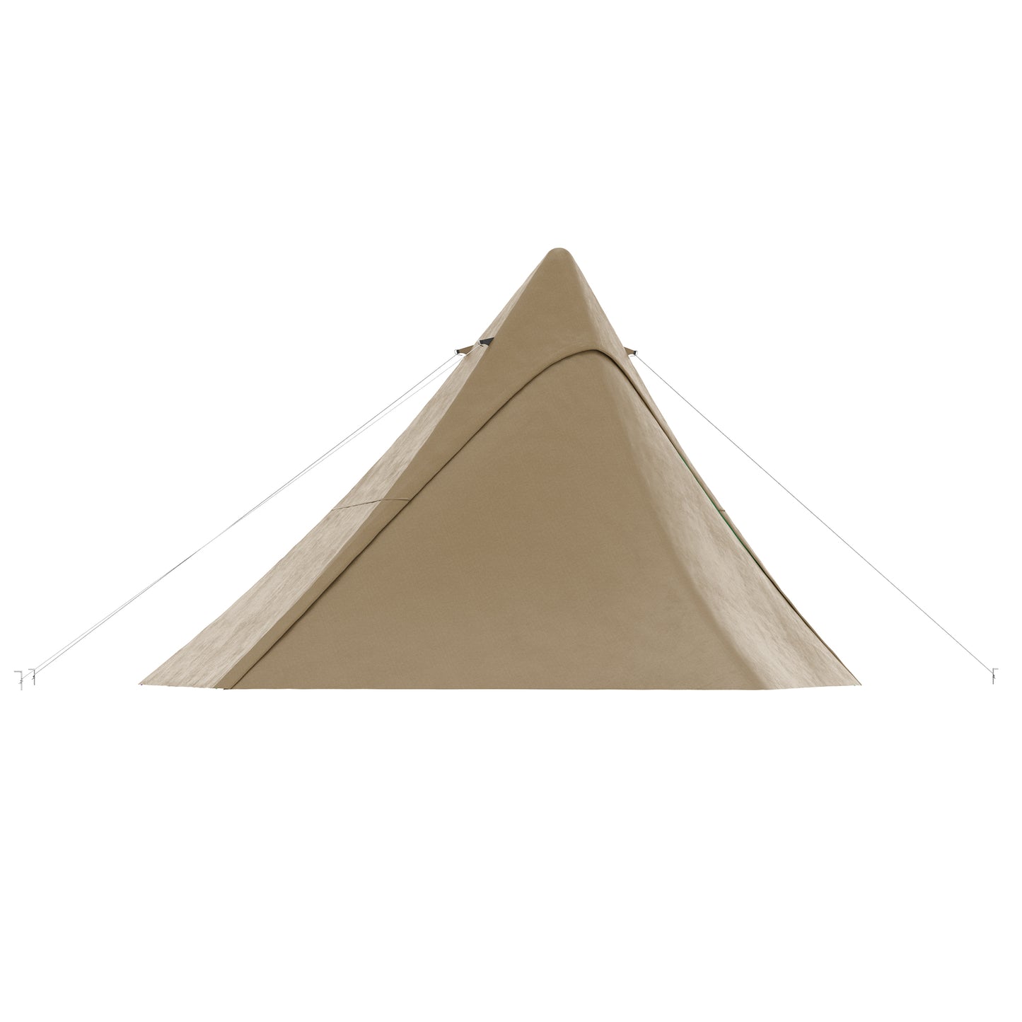 Waterproof Teepee Tent with Porch Area for 2-3 Persons - Coffee