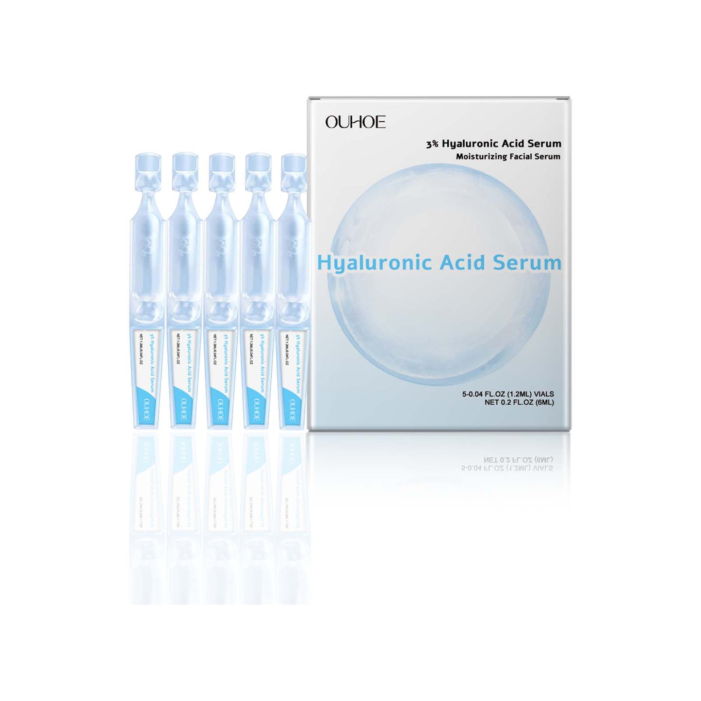 Hyaluronic Acid Hydrating Facial Serum - Disposable Moisturizing Essence