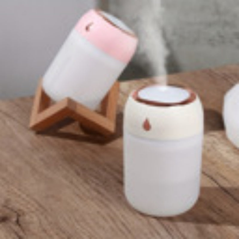 Portable Mini Humidifier 220ml for Bedroom Office Travel - Cool Mist, Quiet, USB