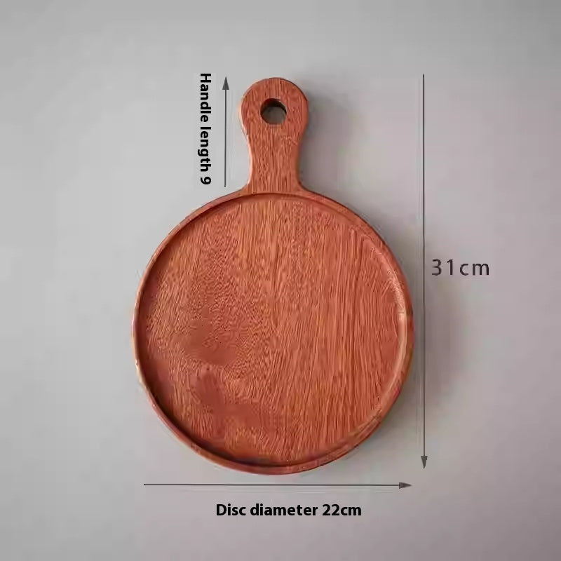 Wooden Vegetable Cutting Board with Handle - Kitchen Food Prep Board