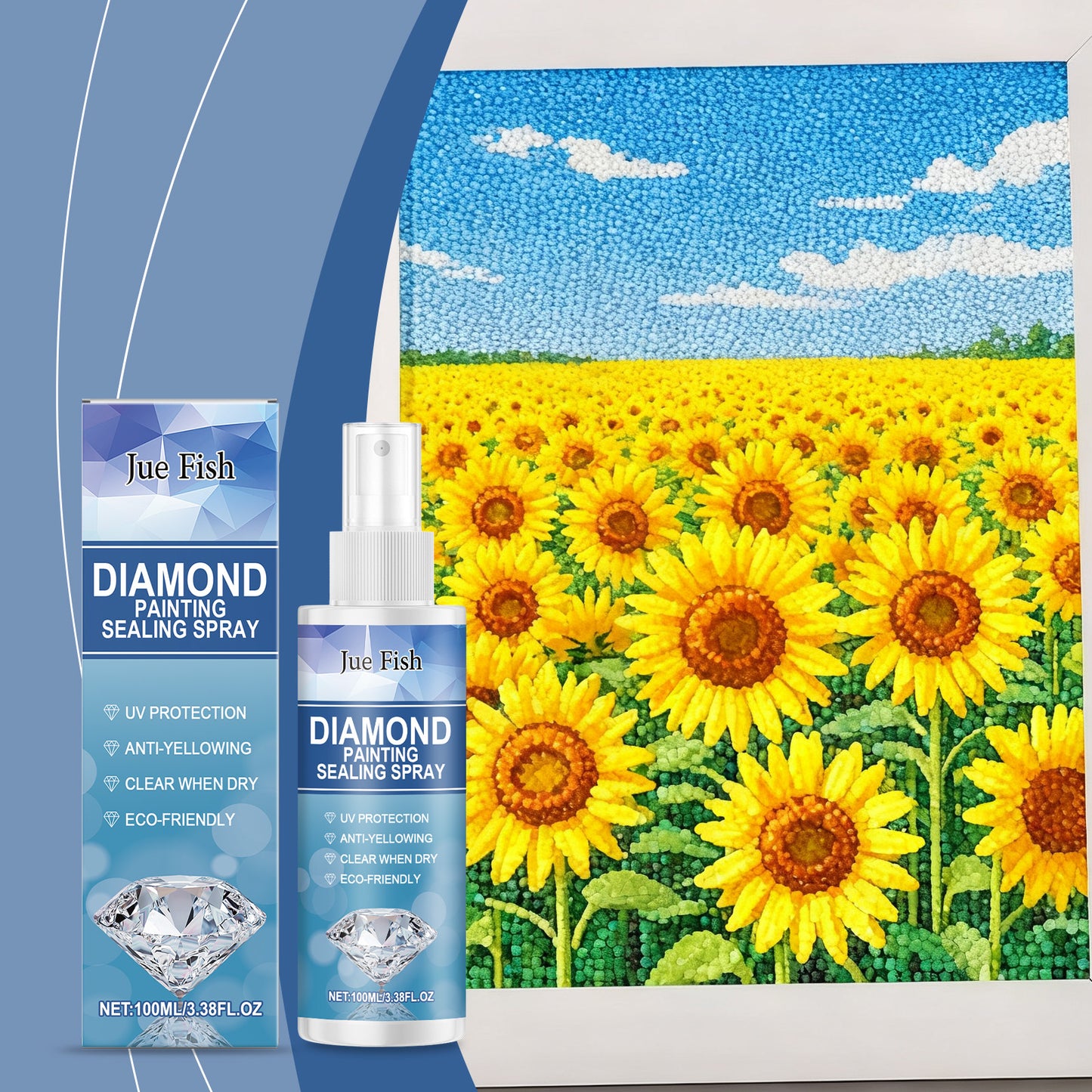 Diamond Painting Seal Spray - 100ml for Art & Craft Protection