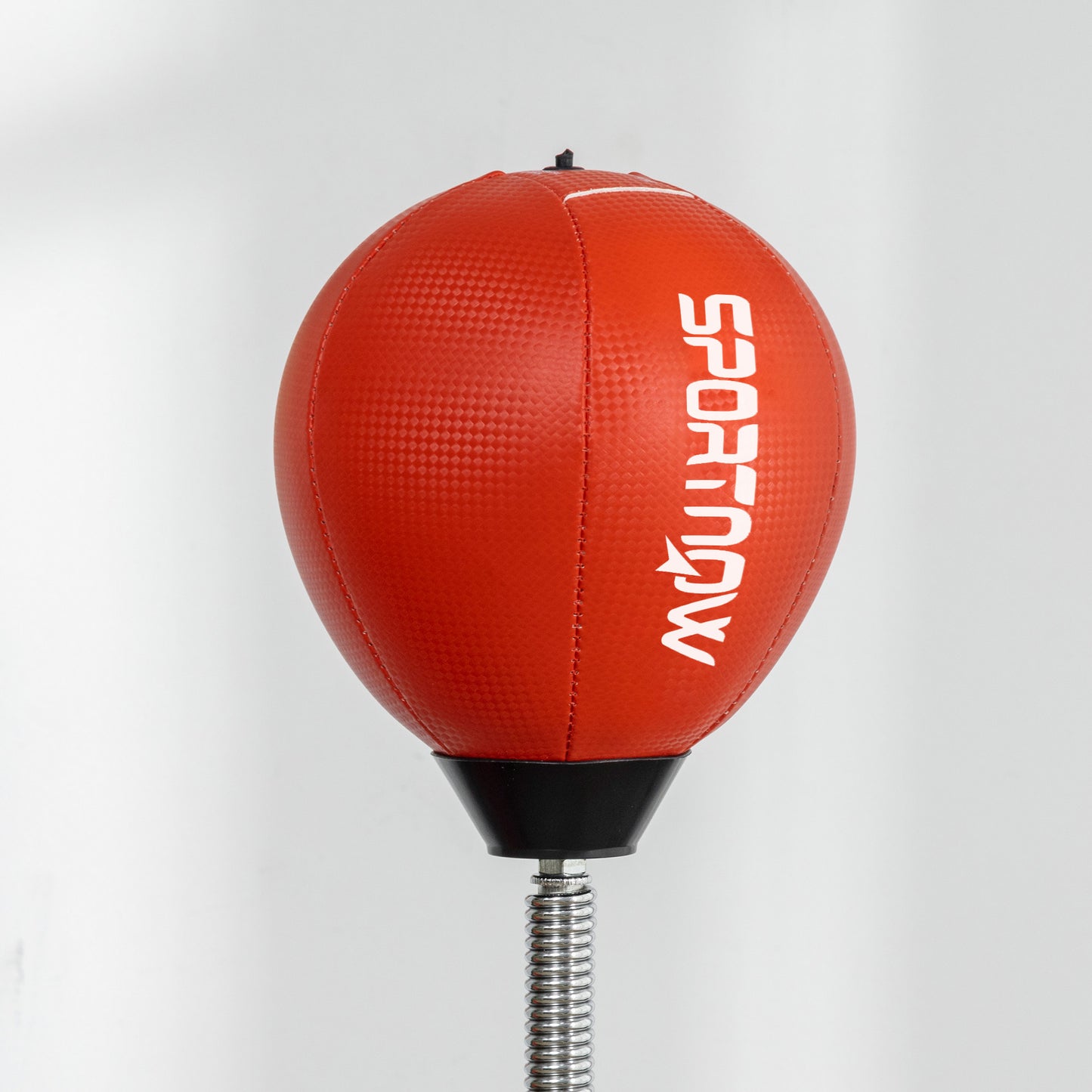 Adjustable Speed Bag Boxing Stand for Reflex Training - Red