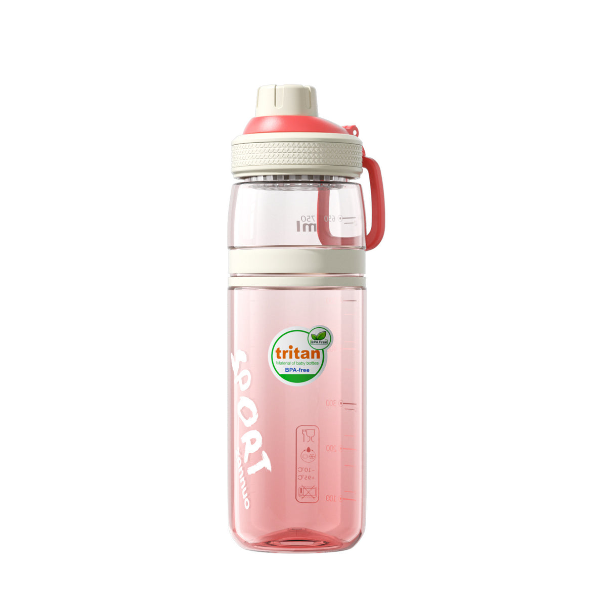 Large Capacity Sports Water Bottle - Leak-Proof Hydration for Outdoor Activities