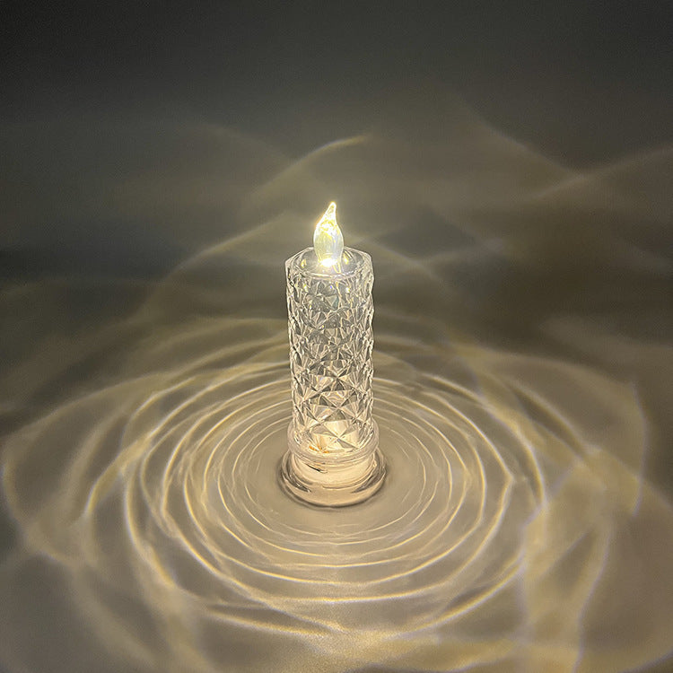 LED Flameless Candle Light with Shadow Effect for Home Decor