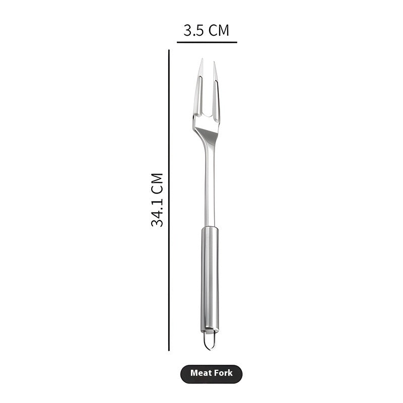 Stainless Steel Kitchen Utensils Set with Magnetic Handles - Multiple Sizes