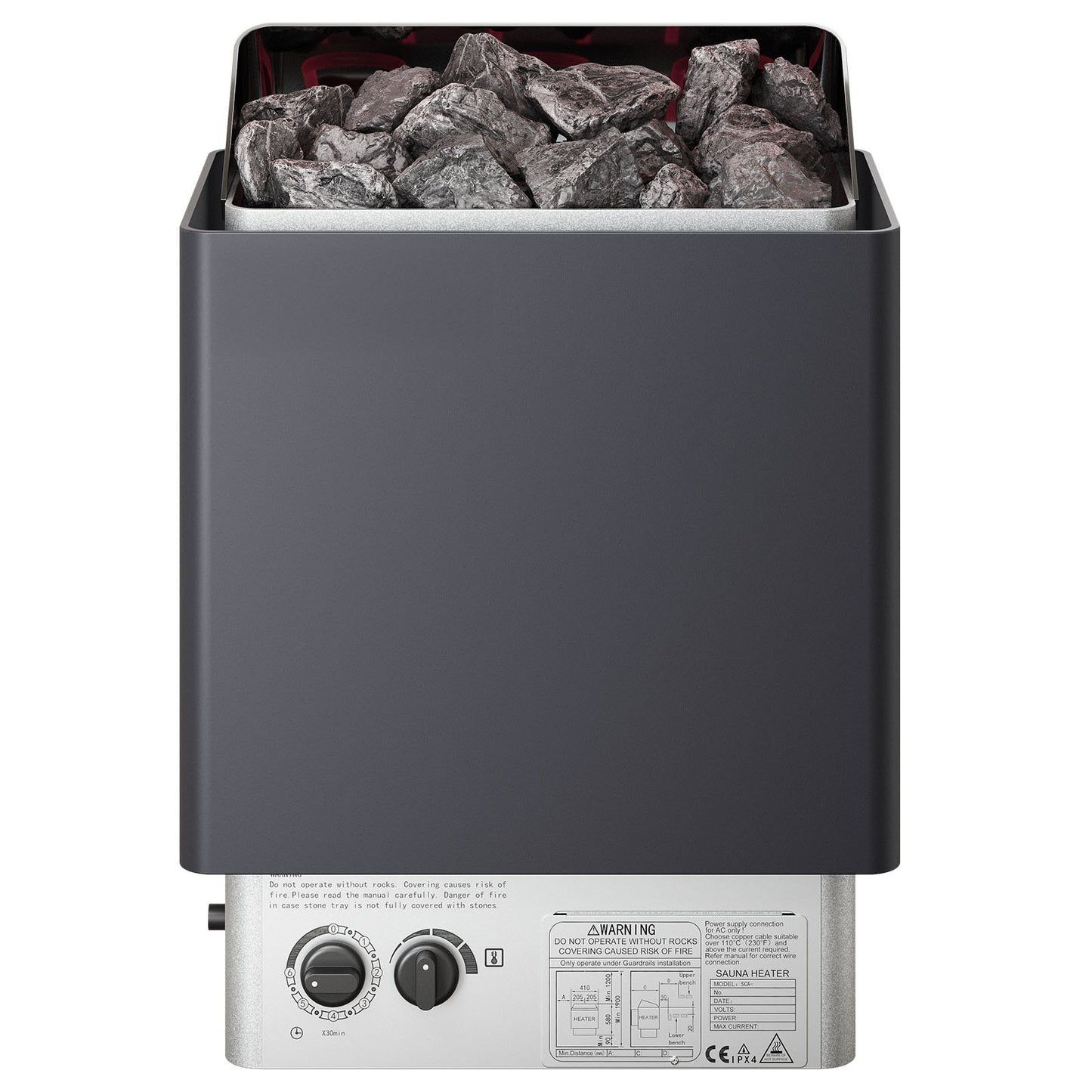 6KW Electric Sauna Heater for Home & Spa Steam Bath with Adjustable Temperature