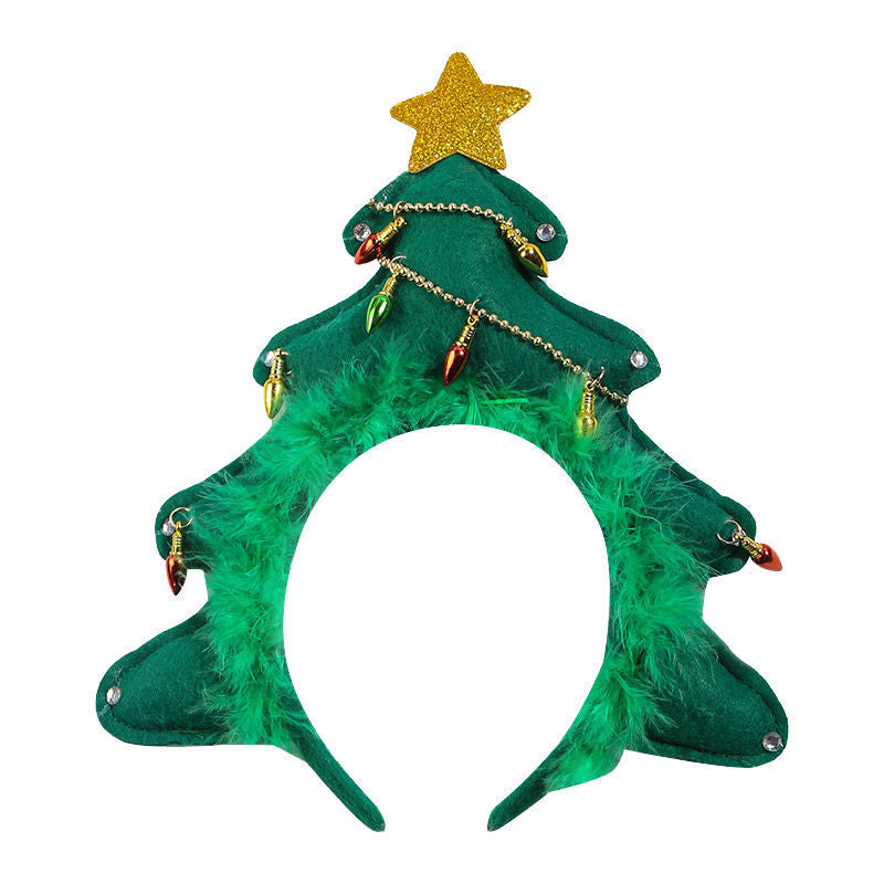 Christmas Light Headband for Women – Snowflake & Holiday Styles