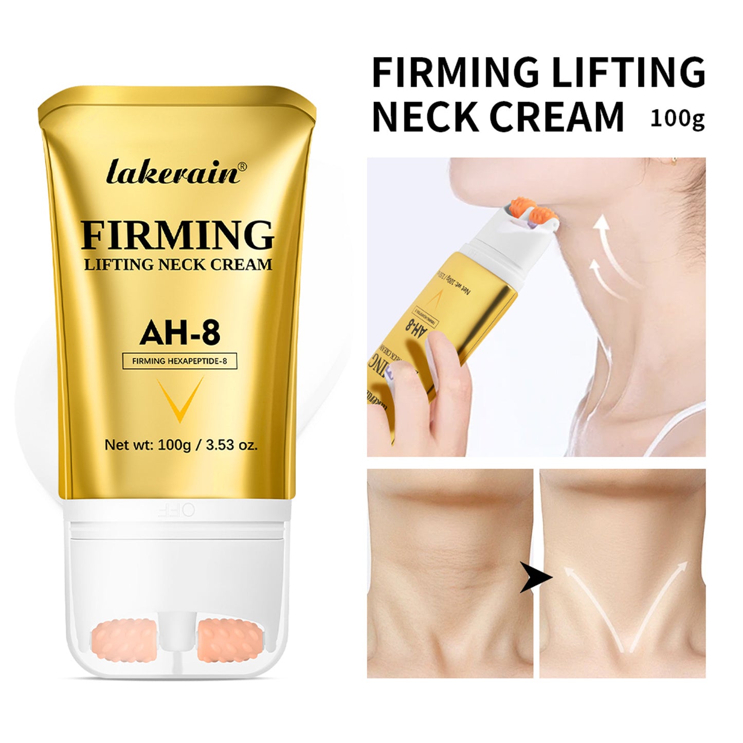 Nourishing Neck Cream - 100g Moisturizing Skin Care for Neck & Décolletage