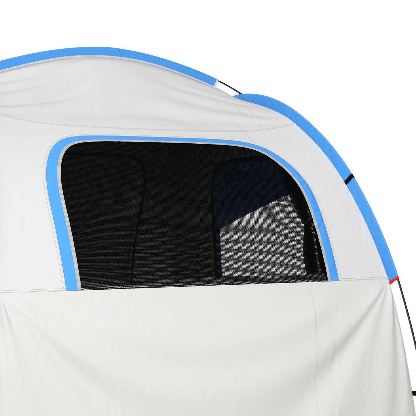 2000mm Waterproof Car Tent for 5-6 People - Gray & Blue