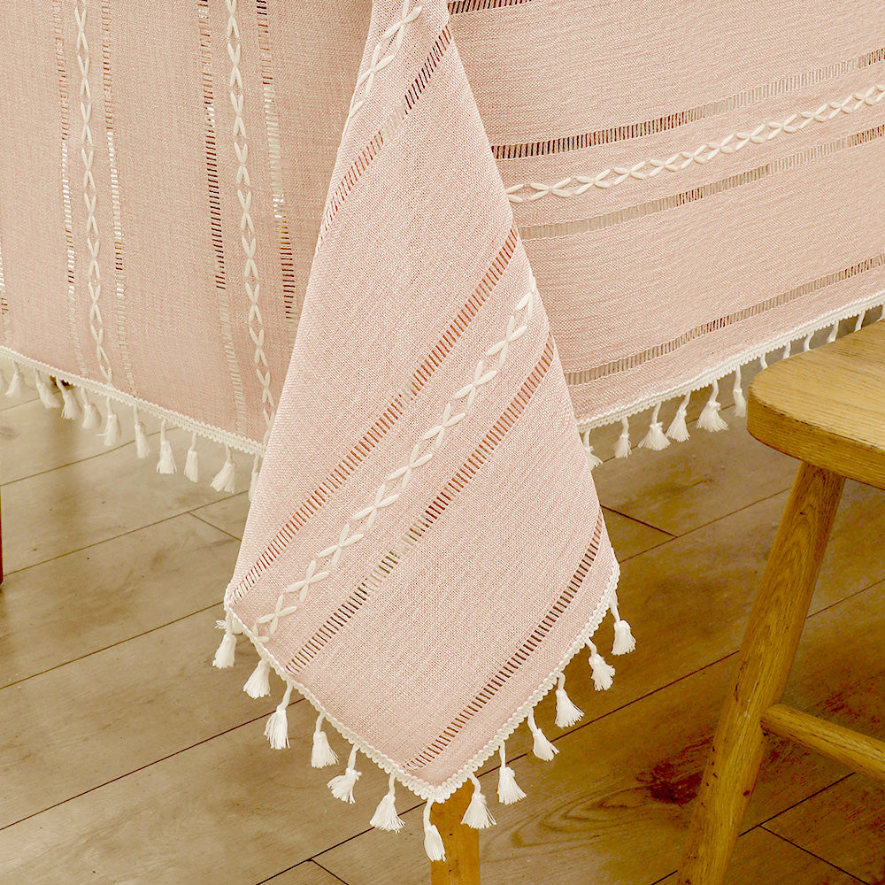 Waterproof Cotton Linen Tablecloth for Farmhouse Dining