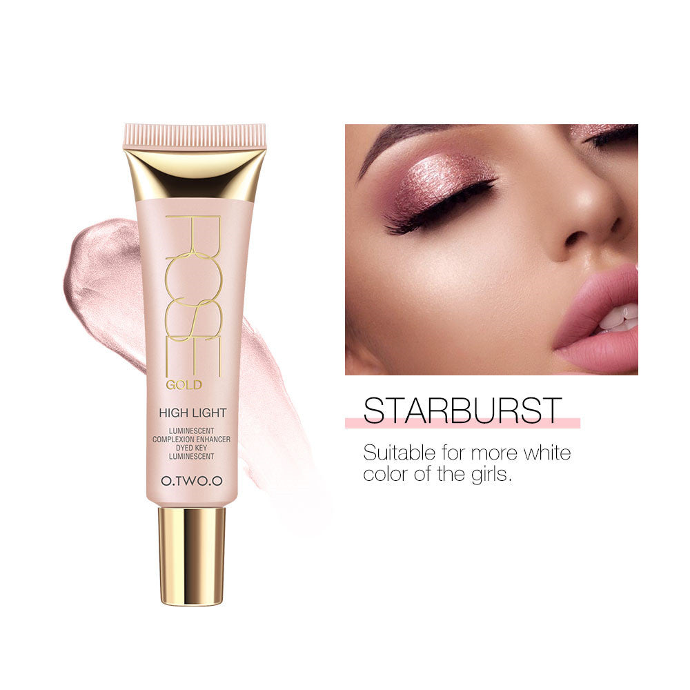 3D Contouring Facial Highlighter Set - Brightening Makeup Cream with 3 Colors