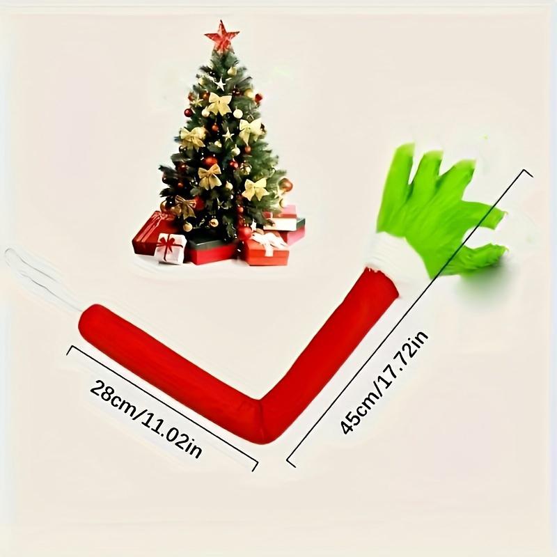 Grinch Green Monster Arm Doll Ornament - Christmas Tree Decoration