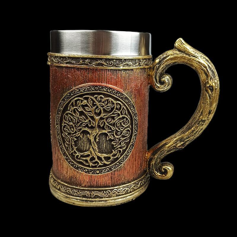 600ml Resin Tree Beer Stein Mug - Creative Trendy Drinkware