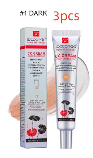 Color Correcting CC Cream with Centella Asiatica - Moisturizing Makeup Base