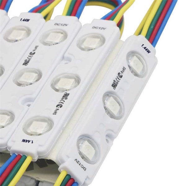 LED Spotlights with 3 Lights and 20 Modules, Outdoor Waterproof Signage Lighting