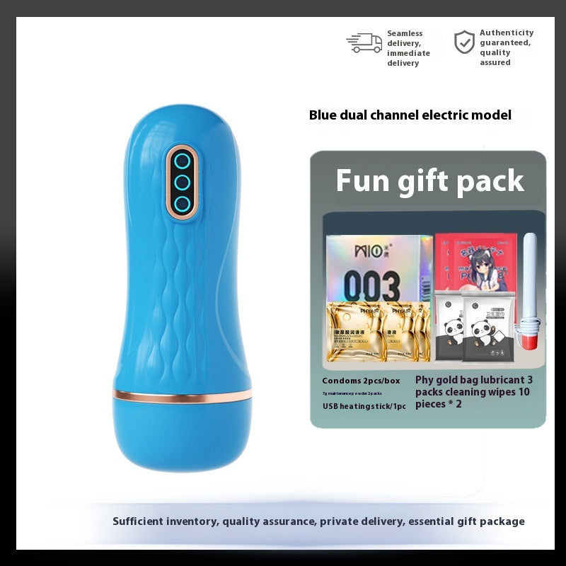 Automatic Simulation Male Sucking Cup - Adjustable Manual & Electric Variants