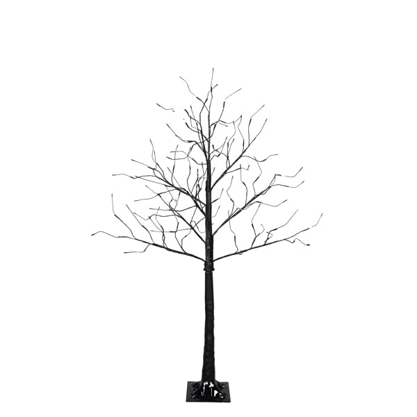 Halloween Ghost Trees Set with Purple LED Lights - 3 Sizes