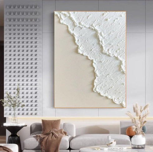 Hand Painted 3D Oil Painting Wall Art - Framed or Frameless Options