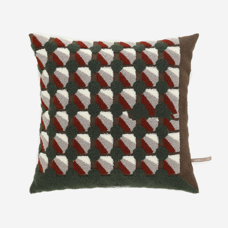 Geometric Pattern Pillowcase Set 45x45cm Square Living Room Decor